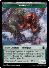 Tarmogoyf // Goblin Double-Sided Token [Modern Horizons 3 Commander Tokens] | Gate City Games LLC