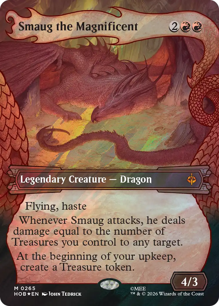 Smaug the Magnificent (Showcase) (Surge Foil) [The Hobbit] | Gate City Games LLC