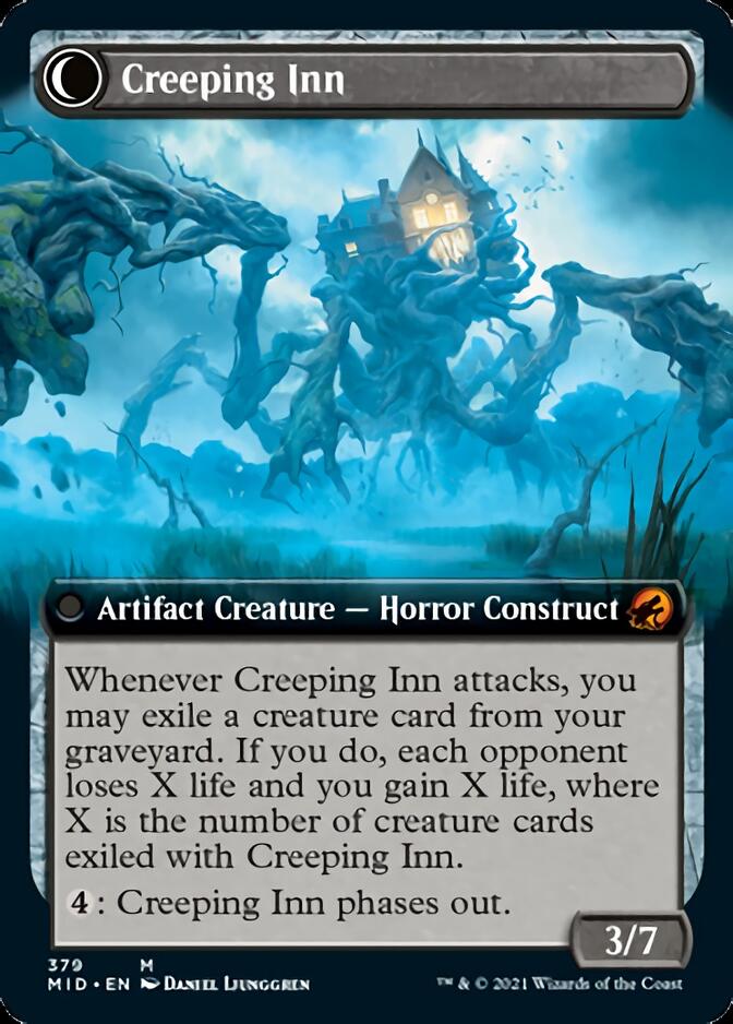 Hostile Hostel // Creeping Inn (Extended Art) [Innistrad: Midnight Hunt] | Gate City Games LLC