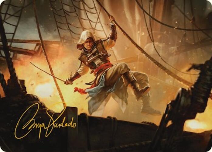 Edward Kenway Art Card (Gold-Stamped Signature) [Assassin's Creed Art Series] | Gate City Games LLC