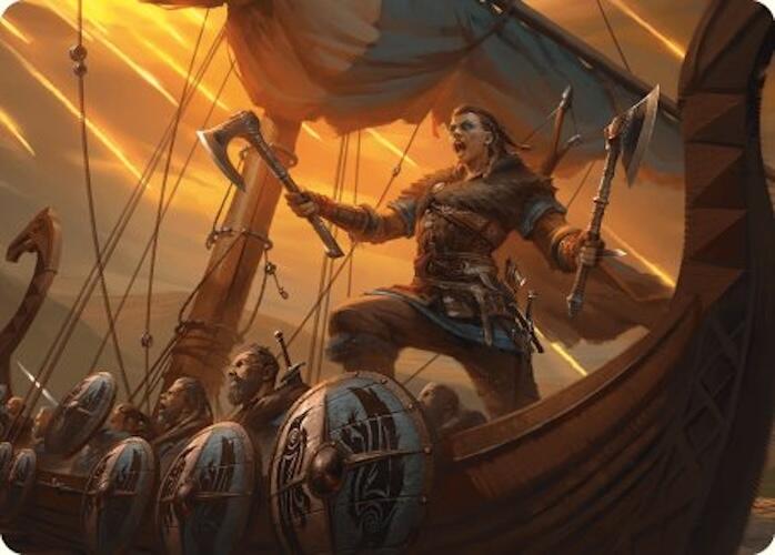 Eivor, Battle-Ready Art Card [Assassin's Creed Art Series] | Gate City Games LLC