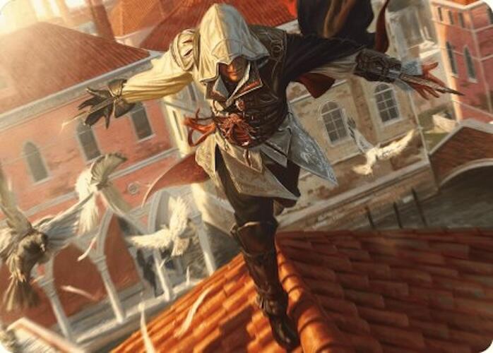 Ezio, Blade of Vengeance Art Card [Assassin's Creed Art Series] | Gate City Games LLC