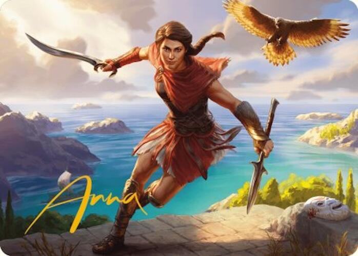 Kassandra, Eagle Bearer Art Card (Gold-Stamped Signature) [Assassin's Creed Art Series] | Gate City Games LLC