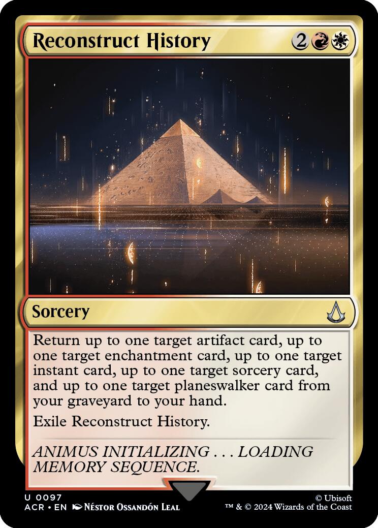 Reconstruct History [Assassin's Creed] | Gate City Games LLC