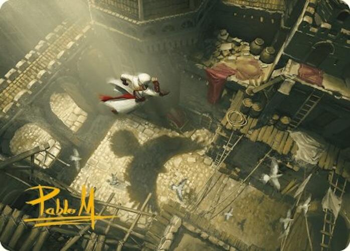 Rooftop Bypass Art Card (Gold-Stamped Signature) [Assassin's Creed Art Series] | Gate City Games LLC