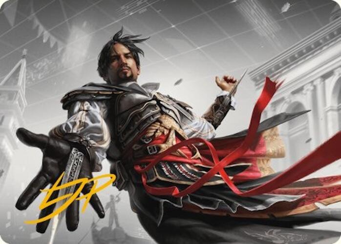 Ezio Auditore da Firenze Art Card (Gold-Stamped Signature) [Assassin's Creed Art Series] | Gate City Games LLC