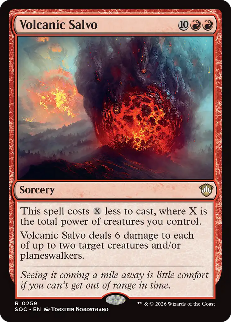 Volcanic Salvo [Secrets of Strixhaven Commander] | Gate City Games LLC
