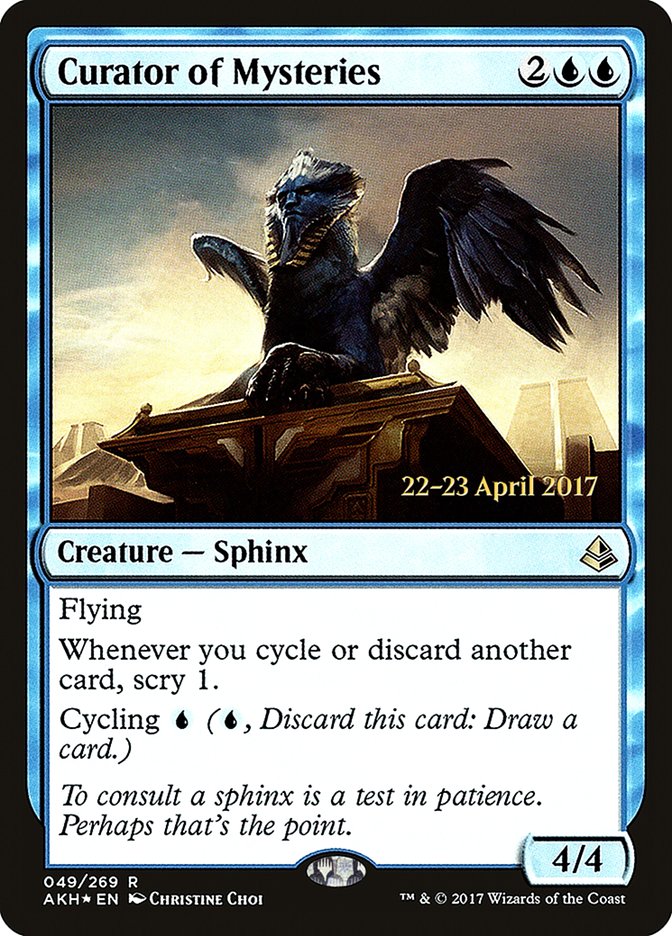 Curator of Mysteries [Amonkhet Prerelease Promos] | Gate City Games LLC