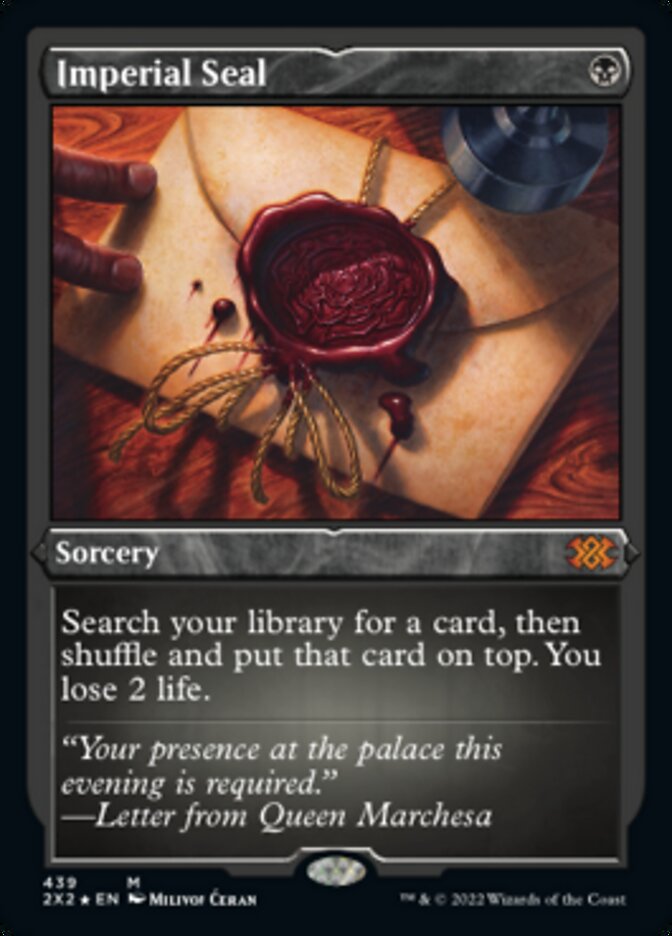 Imperial Seal (Foil Etched) [Double Masters 2022] | Gate City Games LLC