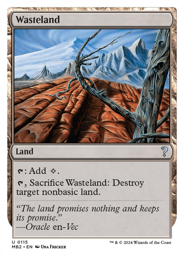 Wasteland [Mystery Booster 2] | Gate City Games LLC