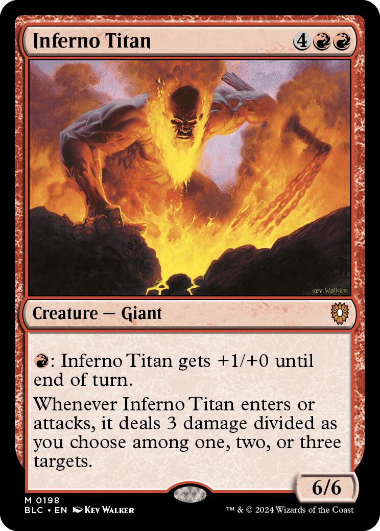 Inferno Titan [Bloomburrow Commander] | Gate City Games LLC