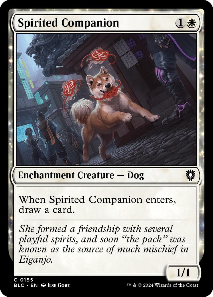 Spirited Companion [Bloomburrow Commander] | Gate City Games LLC