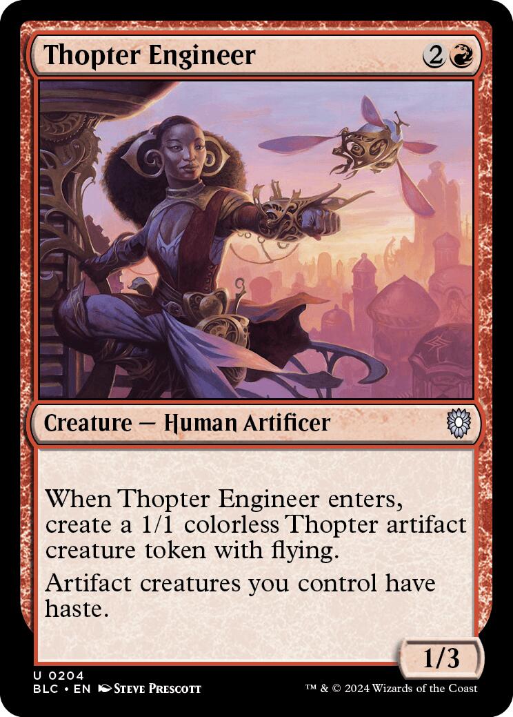 Thopter Engineer [Bloomburrow Commander] | Gate City Games LLC