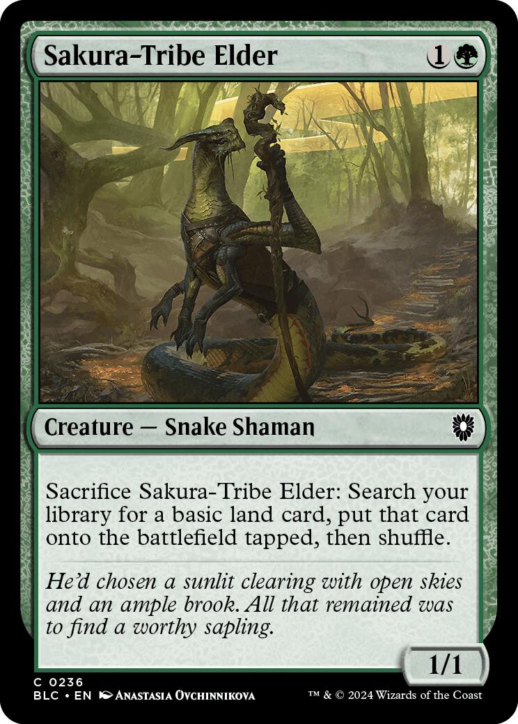 Sakura-Tribe Elder [Bloomburrow Commander] | Gate City Games LLC