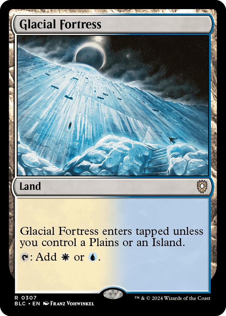 Glacial Fortress [Bloomburrow Commander] | Gate City Games LLC