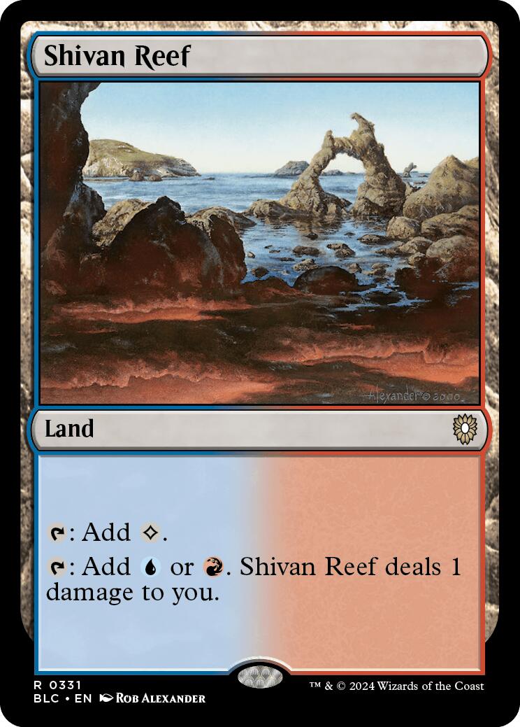 Shivan Reef [Bloomburrow Commander] | Gate City Games LLC