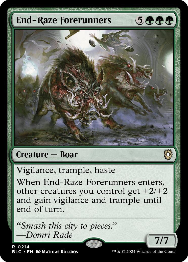 End-Raze Forerunners [Bloomburrow Commander] | Gate City Games LLC