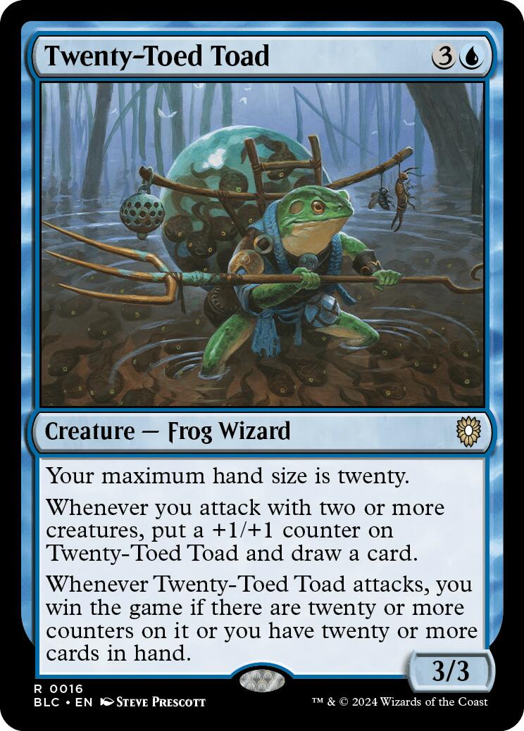 Twenty-Toed Toad [Bloomburrow Commander] | Gate City Games LLC