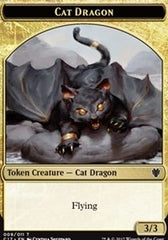 Cat Dragon // Dragon (006) Double-Sided Token [Commander 2017 Tokens] | Gate City Games LLC