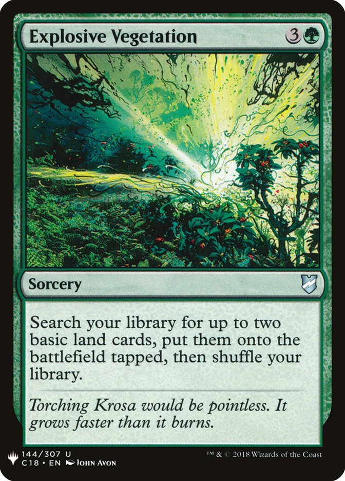 Explosive Vegetation [Mystery Booster] | Gate City Games LLC
