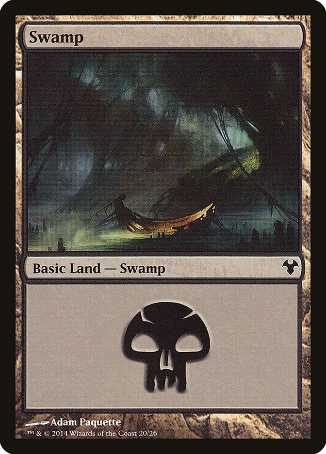 Swamp (20) [Modern Event Deck 2014] | Gate City Games LLC