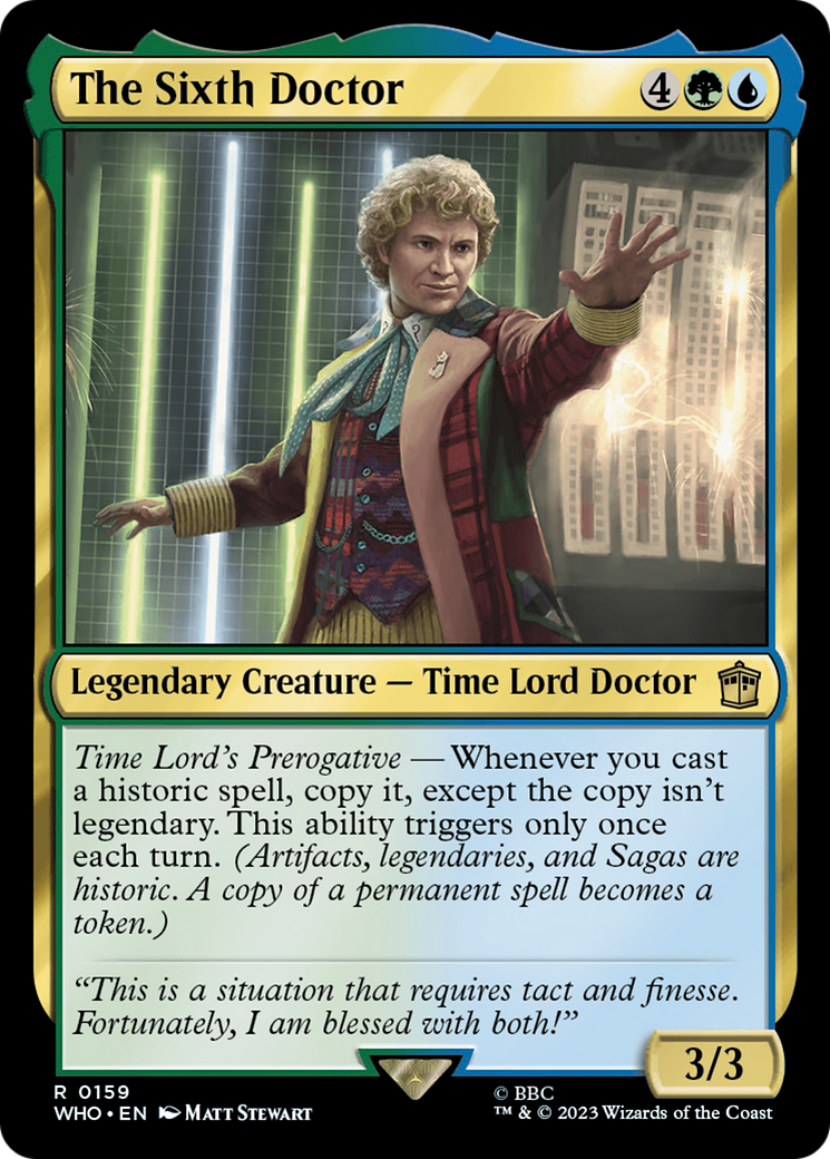 The Sixth Doctor [Doctor Who] | Gate City Games LLC