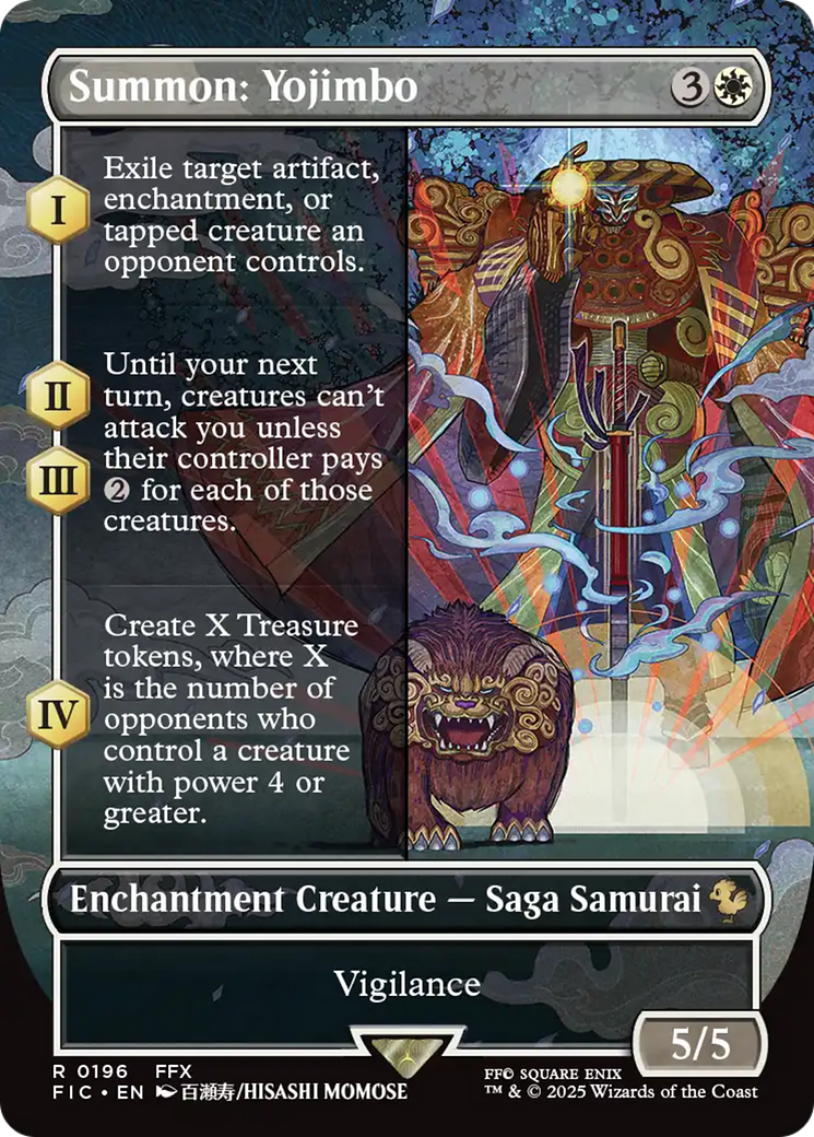 Summon: Yojimbo (Borderless) [FINAL FANTASY Commander] | Gate City Games LLC