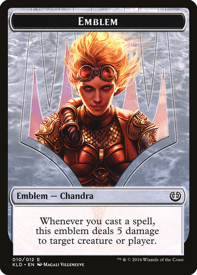 Chandra, Torch of Defiance Emblem [Kaladesh Tokens] | Gate City Games LLC