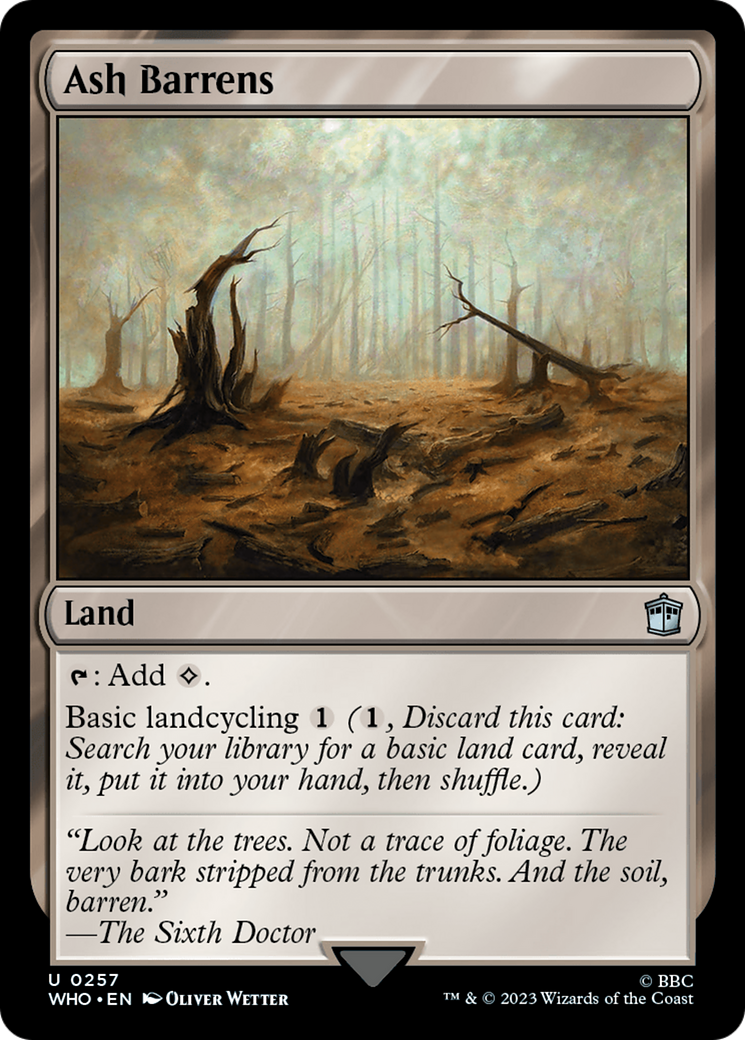 Ash Barrens [Doctor Who] | Gate City Games LLC