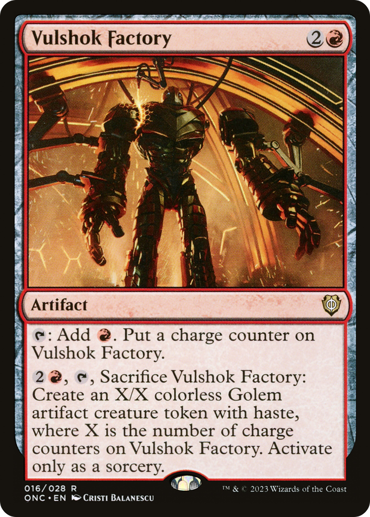 Vulshok Factory [Phyrexia: All Will Be One Commander] | Gate City Games LLC