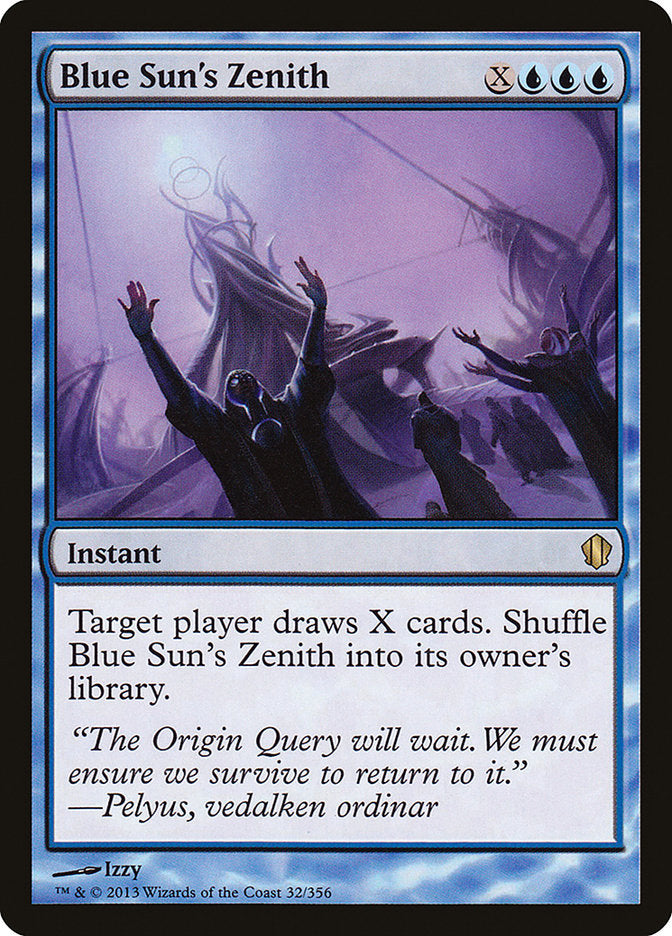Blue Sun's Zenith [Commander 2013] | Gate City Games LLC