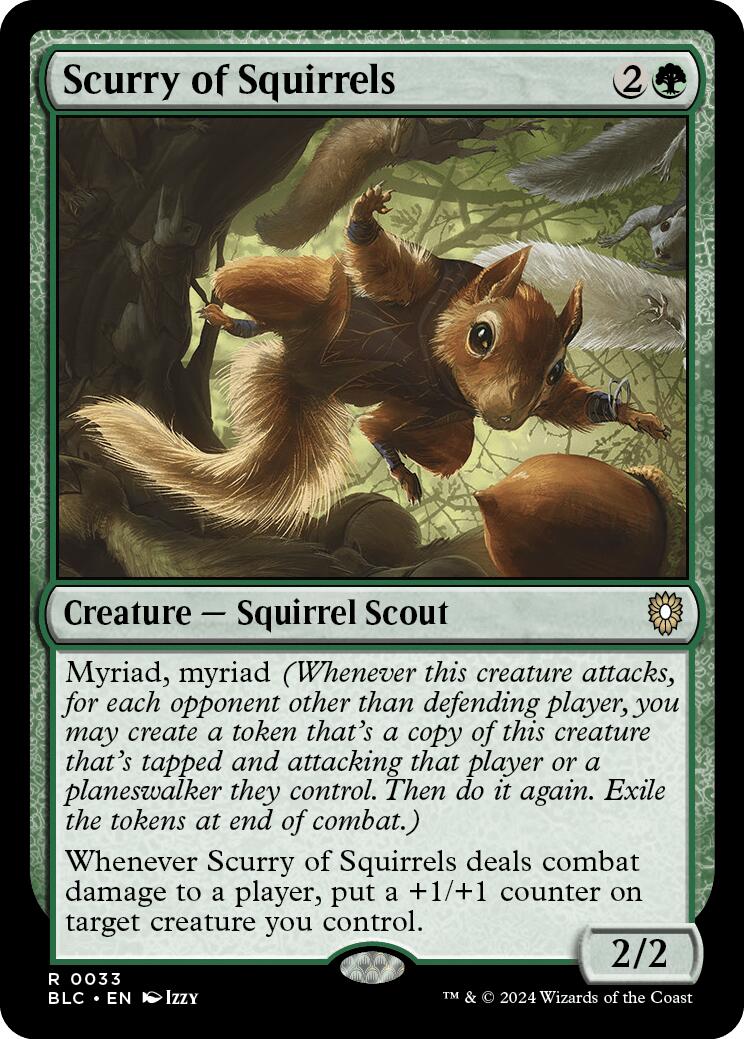 Scurry of Squirrels [Bloomburrow Commander] | Gate City Games LLC