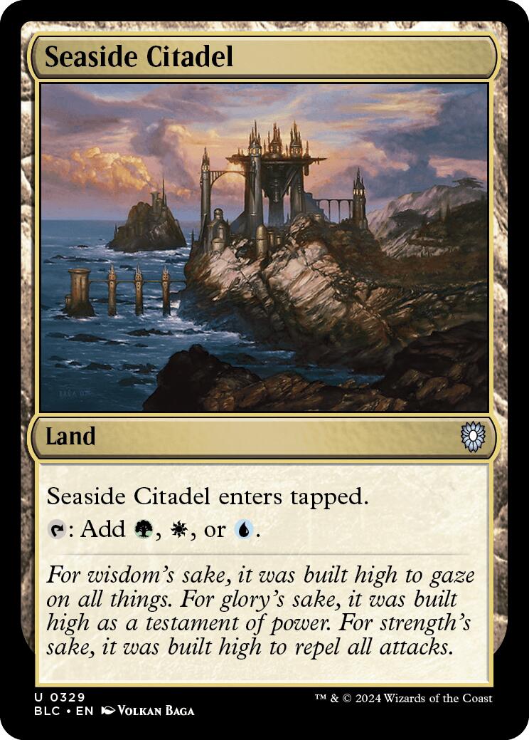 Seaside Citadel [Bloomburrow Commander] | Gate City Games LLC