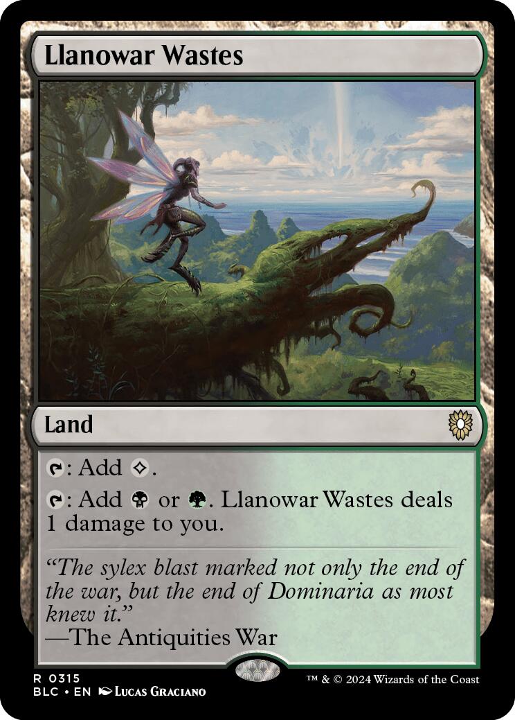 Llanowar Wastes [Bloomburrow Commander] | Gate City Games LLC