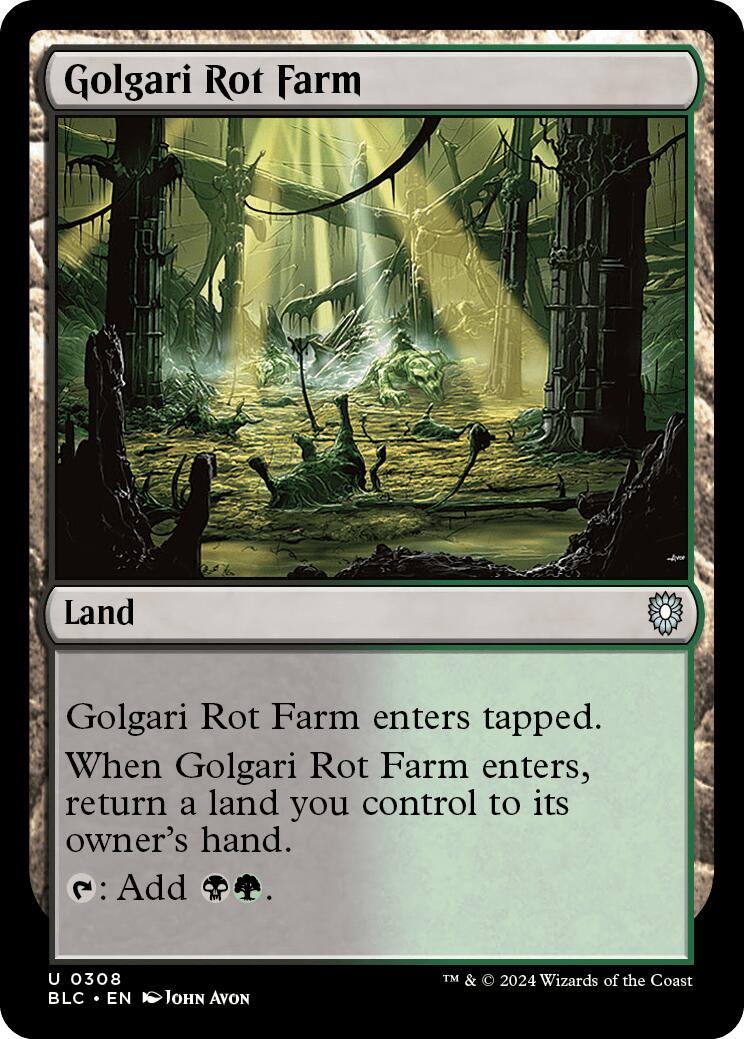 Golgari Rot Farm [Bloomburrow Commander] | Gate City Games LLC