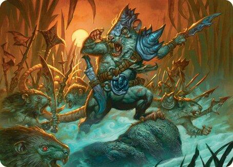 Persistent Marshstalker Art Card [Bloomburrow Art Series] | Gate City Games LLC