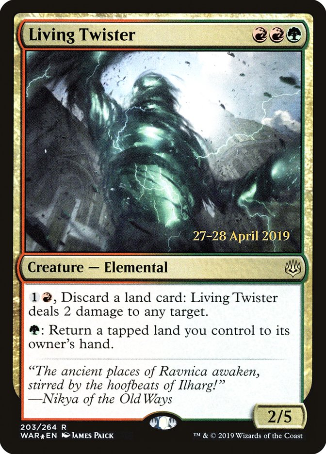 Living Twister [War of the Spark Prerelease Promos] | Gate City Games LLC