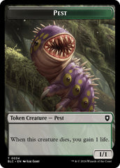 Pest // Shapeshifter Double-Sided Token [Bloomburrow Commander Tokens] | Gate City Games LLC