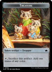 Cat // Treasure Double-Sided Token [Bloomburrow Commander Tokens] | Gate City Games LLC