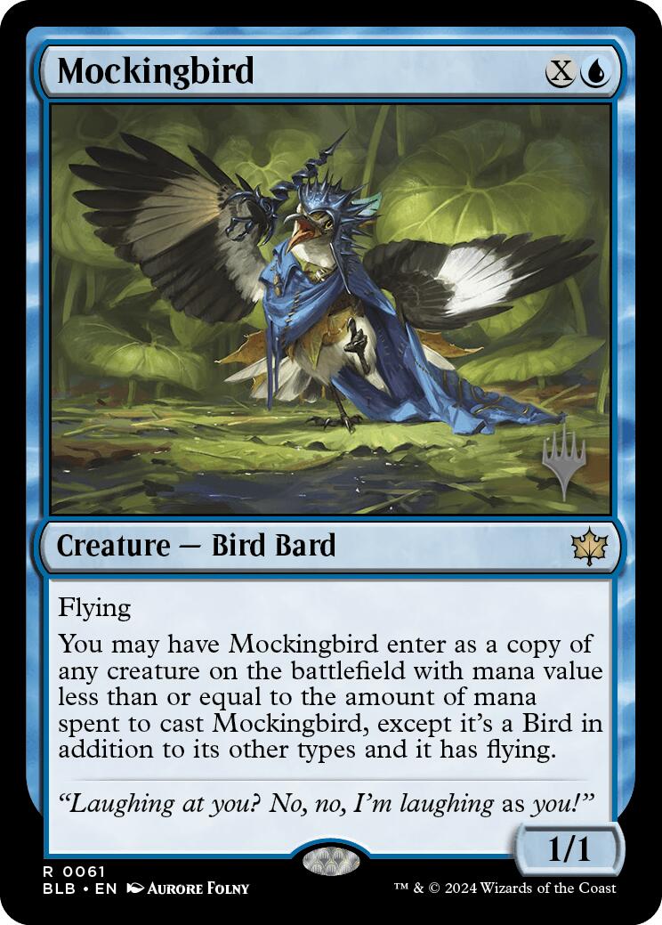 Mockingbird (Promo Pack) [Bloomburrow Promos] | Gate City Games LLC