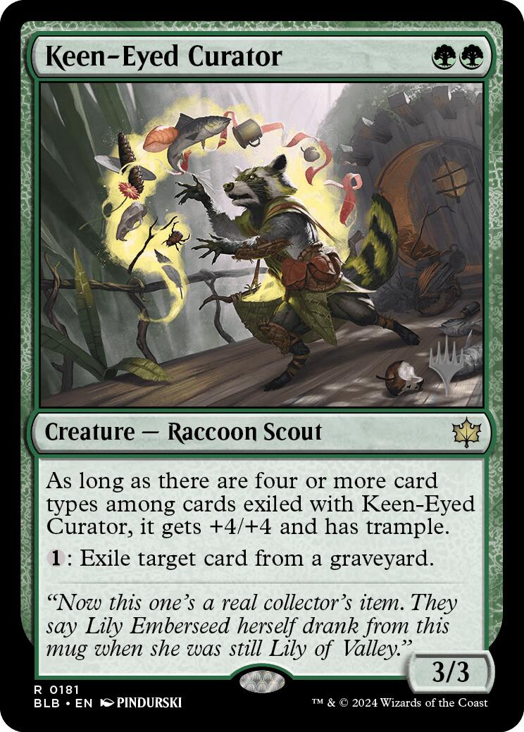 Keen-Eyed Curator (Promo Pack) [Bloomburrow Promos] | Gate City Games LLC