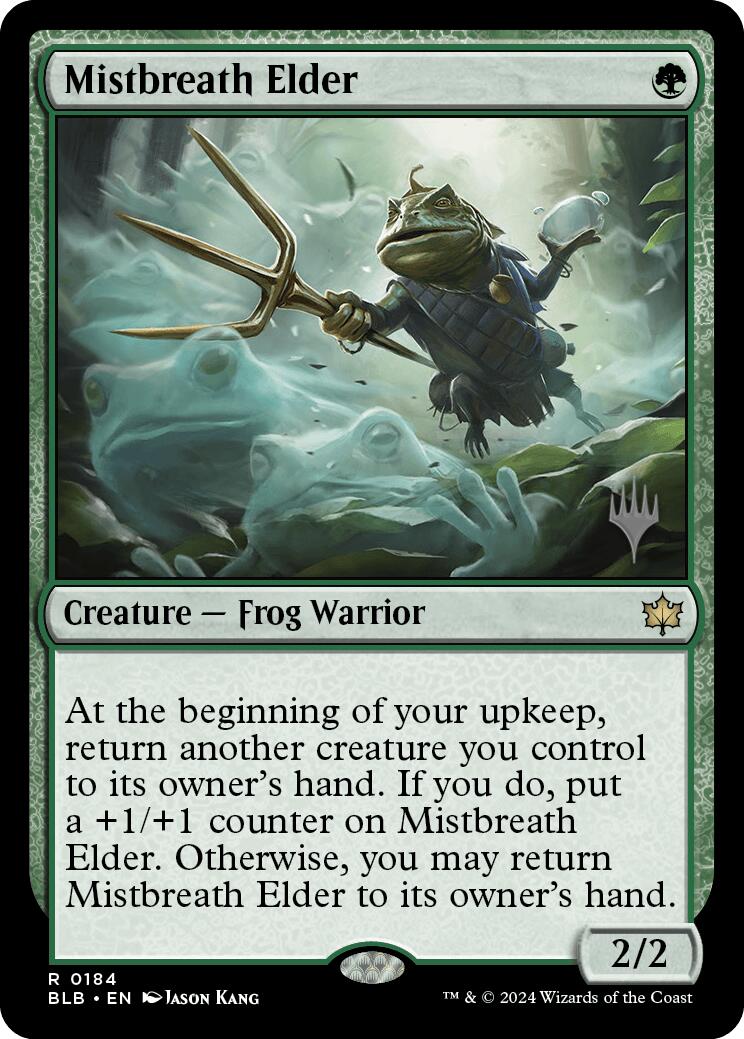 Mistbreath Elder (Promo Pack) [Bloomburrow Promos] | Gate City Games LLC