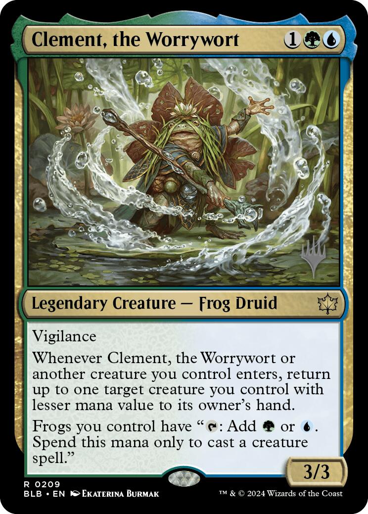 Clement, the Worrywort (Promo Pack) [Bloomburrow Promos] | Gate City Games LLC