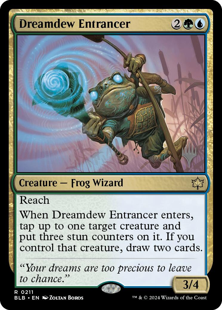 Dreamdew Entrancer (Promo Pack) [Bloomburrow Promos] | Gate City Games LLC