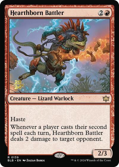 Hearthborn Battler [Bloomburrow Prerelease Promos] | Gate City Games LLC