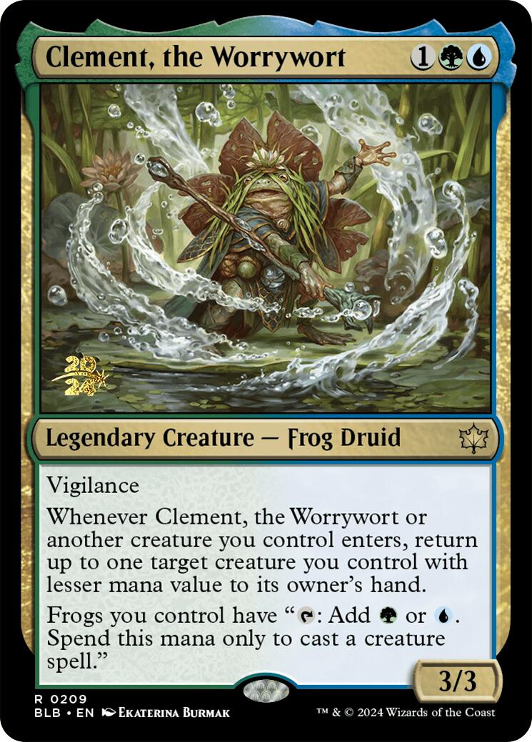 Clement, the Worrywort [Bloomburrow Prerelease Promos] | Gate City Games LLC