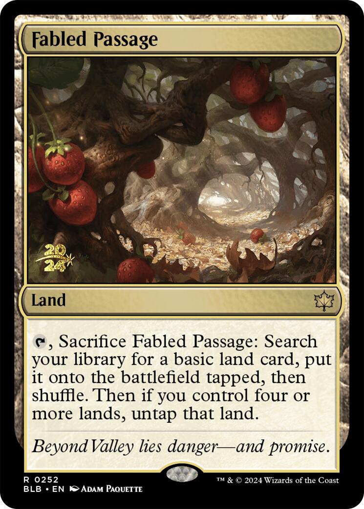 Fabled Passage [Bloomburrow Prerelease Promos] | Gate City Games LLC