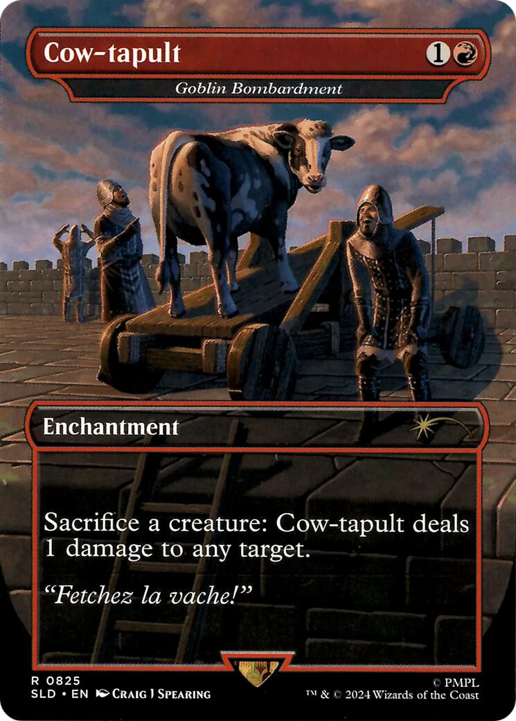 Cow-tapult - Goblin Bombardment [Secret Lair Drop Series] | Gate City Games LLC