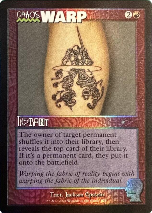 Chaos Warp (Rainbow Foil) [Secret Lair Drop Series] | Gate City Games LLC