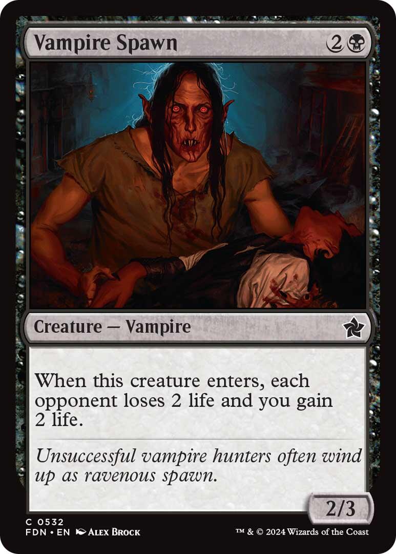 Vampires Deck Theme Card [Foundations] | Gate City Games LLC